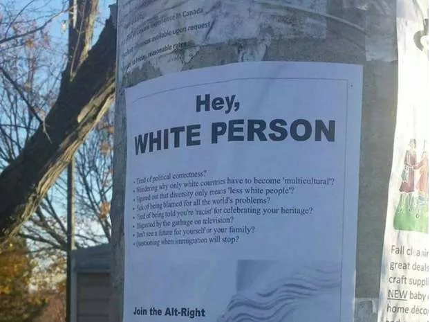 racist toronto signs